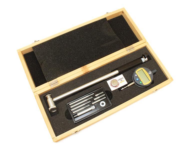 Нутромер Индикаторный 100-160мм, электронный, глуб.изм. 200мм (0,01), 8 вставок "CNIC" (Шан 540-730)