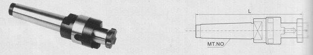 Оправка с хвостовиком КМ3 - d22, L-157 комбинир-ая для нас. цил. и торц. фрез с прод-ой и попер-ой шпонкой "CNIC"