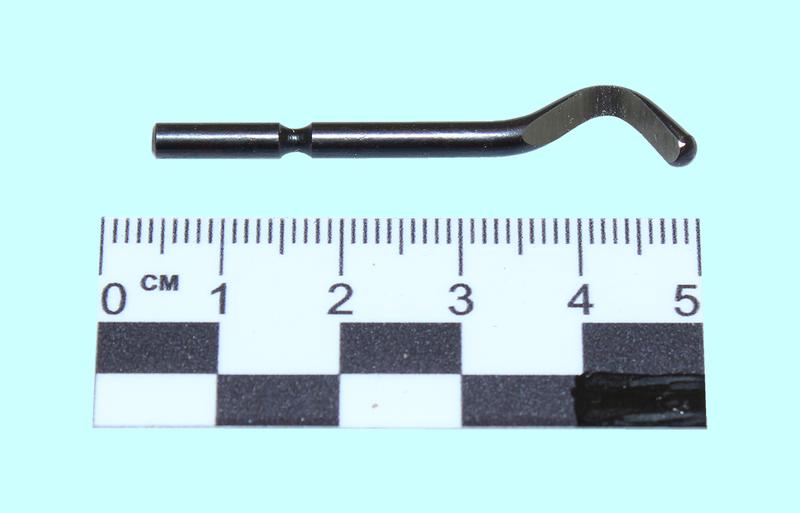 Лезвие крючкообразное Е300 Р6М5 хвостовик d3.2 "CNIC"