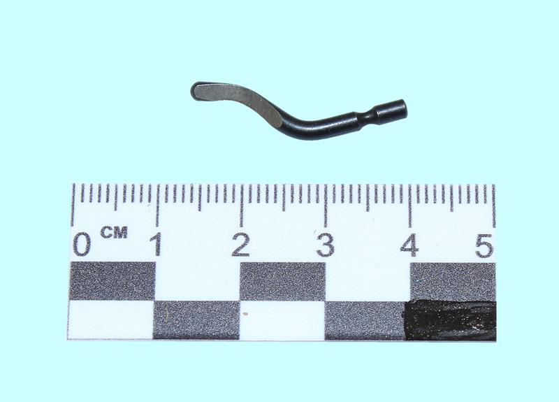 Лезвие крючкообразное В20 Р6М5 хвостовик d2,6 "CNIC"