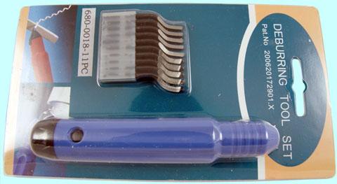 Набор шаберов из 11шт (ручка и по пять лезвий Е100 и Е200) "CNIC" (680-0018)