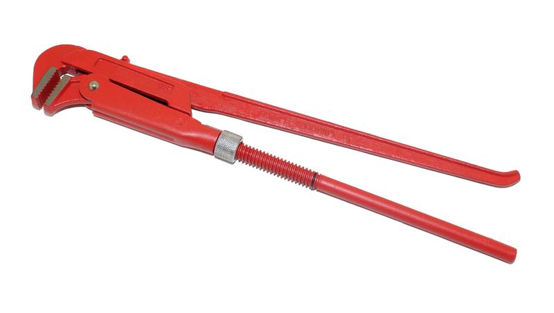 Ключ Трубный КТР - 2 (1,5") губки под углом 90 град. "CNIC" красные, шлифован. губ. (HT HO4)