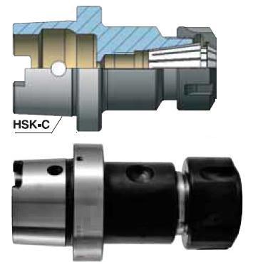 Патрон Цанговый с хвостовиком HSK-C 63 под цанги ЕR16 (d 0,5-10)