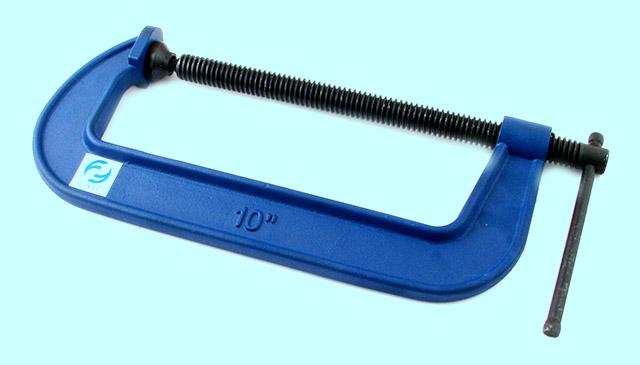 Струбцина слесарная G-образная 250мм (10") тяжелая  "PROFI" (LTG4010) "CNIC"