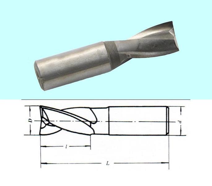 Фреза Шпоночная d 3,0х 5х32 ц/х Р6М5