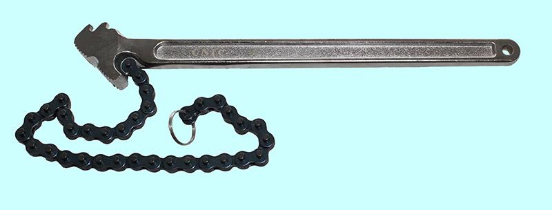 Ключ Трубный цепной односторонний (универсальный) до  5" (130мм) L-375мм (TD06A-215) "CNIC"