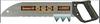 Ножовка 400мм прямой шаг 3мм с пластмассовой ручкой, закруглённое полотно "Дельта"Преимум(10030)