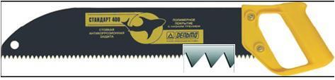 Ножовка 400мм прямой зуб 6TPI с пластмассовой ручкой Top Tools (10А640)
