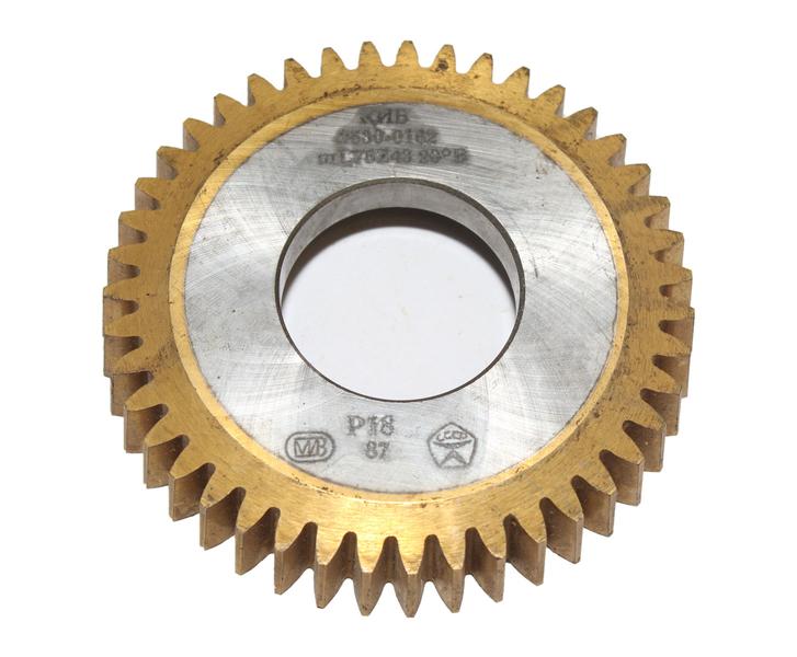 Долбяк дисковый прямозубый m 1,75 Do 75мм (81х31,75мм) В-I Z=43 а=20° Р18 ГОСТ 9323-79