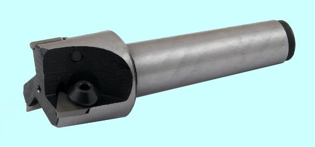 Фреза Концевая d50,0х157.7 к/х с механическим креплением тв. 3-х гранных пластин TPКN-2204 Z=3 КМ4 "CNIC"