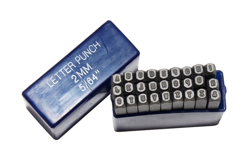 Клейма Буквенные № 2 сталь (латинский шрифт) (27шт) от А до Z & "CNIC" (OT105)