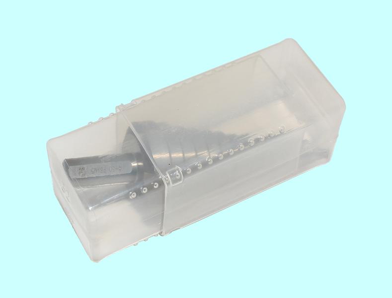 Сверло Ступенчатое конусное d4-d12мм 5 ступеней, Р6АМ5, d хвостовика 6мм "CNIC"