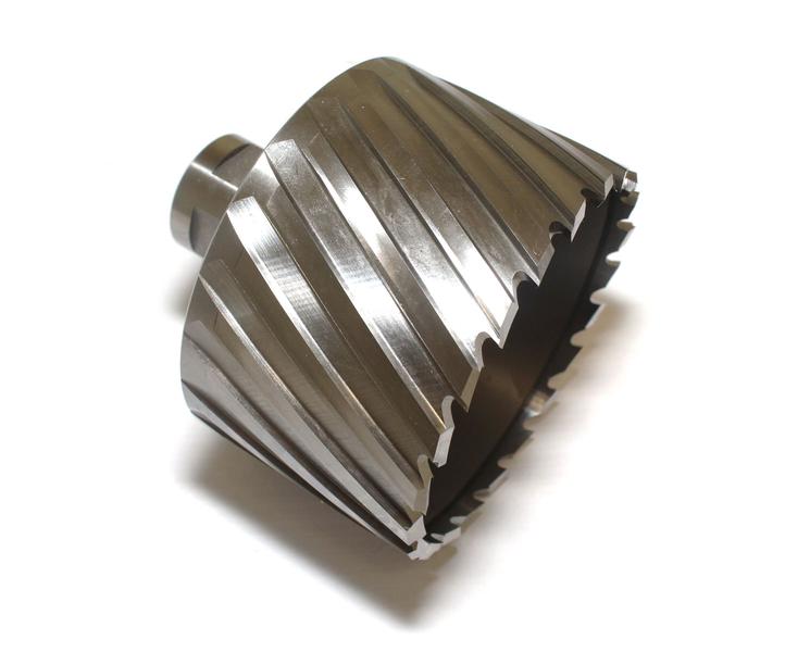 Сверло d 62х50мм корончатое кольцевое Р6АМ5 хвостовик Weldon 32мм по металлу (без выталкивателя) "CNIC"