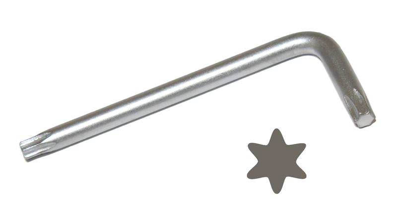 Ключ TORX  Т 7 L 48х16мм CrV "CNIC"