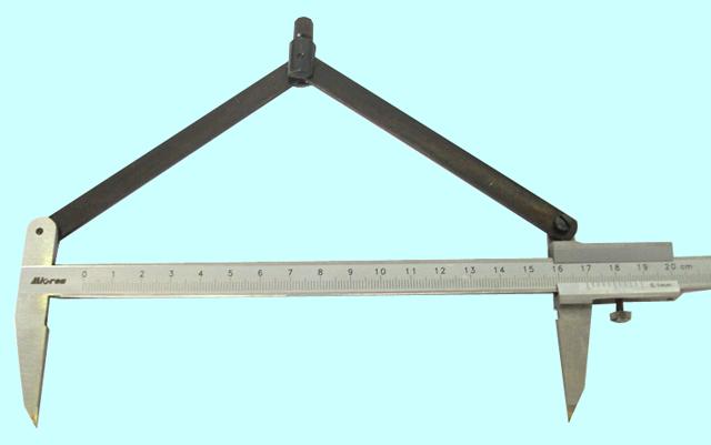 Штангенциркуль 0 - 250 ШЦР (0,1) разметочный с твердосплавными губками (Micron)