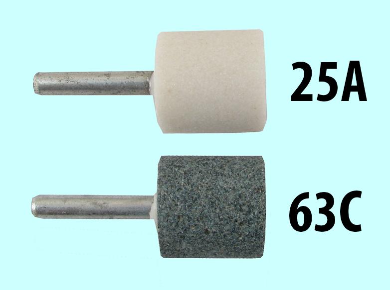 Головка абразивная 16х50х6 AW(ГЦ) 25А F60(25Н) O(СТ1) с хвостовиком "CNIC"