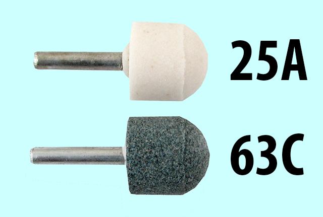 Головка абразивная 20х32х6 FW(ГШЦ) 63С F60(25Н) O(СТ1) с хвостовиком "CNIC"