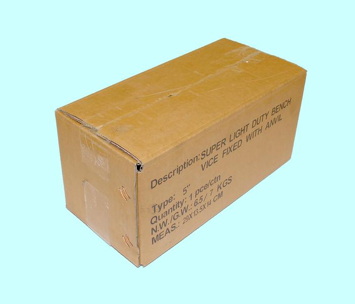 Тиски Слесарные 125 мм (5") неповоротные облегченные с наковальней (LT96105) "CNIC" (упакованы по 2шт.)