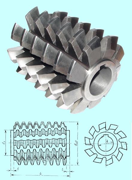 Фреза червячная М 5,5  кл.т.А, Р6М5, 20град 112х112х40мм; 3°15' (2510-4196) ГОСТ 9324-80 тип 2 "CNIC"