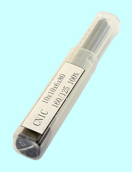 Головка алмазная цилиндрическая d10,0х 6х10х80мм AW(ГЦ) SSD-2(АС4) 160/125 100% В2-01 с хвостовиком "CNIC"