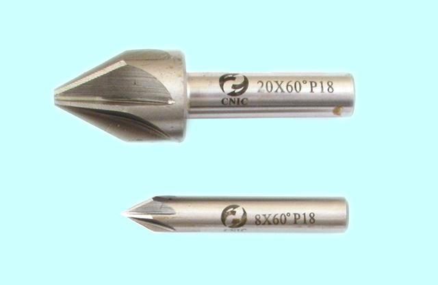 Зенковка d  8,0х12.0х 48 конус  60° dхв=8мм Р18 ц/х Z=6 DIN334A "CNIC"