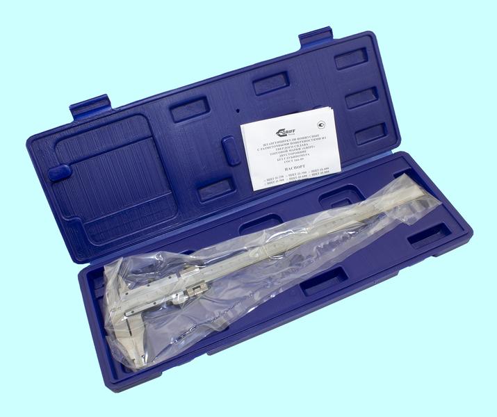 Штангенциркуль 0 - 250 ШЦТ-II (0,05) с твердосплавными губками "GRIFF"