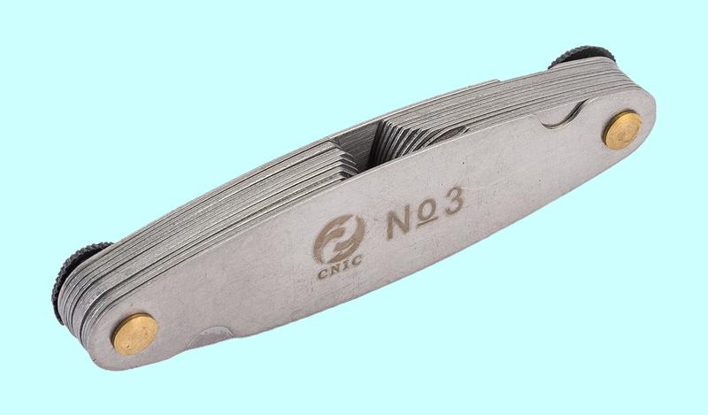 Набор радиусных шаблонов №3 (R 7-25мм) "CNIC"