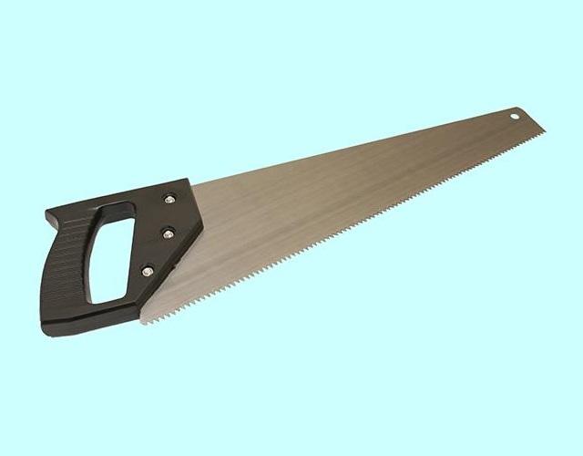 Ножовка 500мм с пластмассовой ручкой, шаг зуба 4мм (продольная) (051304)