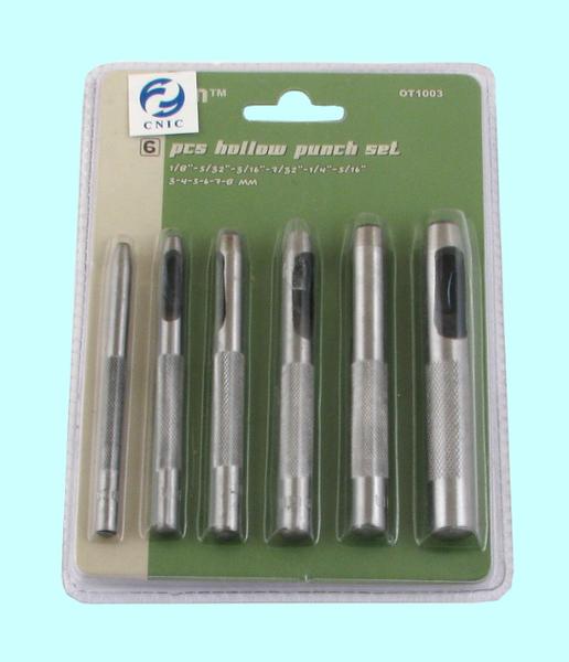 Набор высечек (пробойников) из  6-ти шт. от 3 до  8мм в блистере "CNIC" (ОТ203), (ОТ1003)