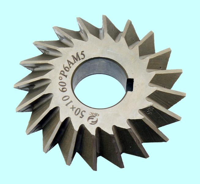 Фреза Двухугловая симметричная  50х10х16мм, 60° Р6АМ5 Z=20 "CNIC"