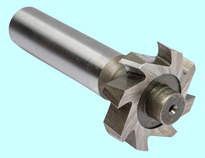 Фреза Для пазов сегментных шпонок 25х6,0х 65мм ц/х Р6АМ5 разнонаправленный зуб Z=8 "CNIC"