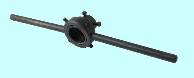 Плашкодержатель d 45/55мм (М16-М24, G1/2"- G3/4") двухстор. с направляющей