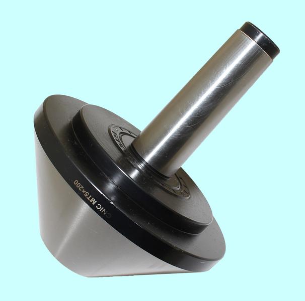 Центр Вращающийся  КМ-5 х D200, 75° грибковый (трубный) "CNIC" (D425х200)
