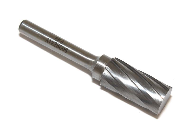 Борфреза тв.спл. цилиндр. d10х20х6х65 спиральная крупная насечка (А10 20С06) "CNIC"