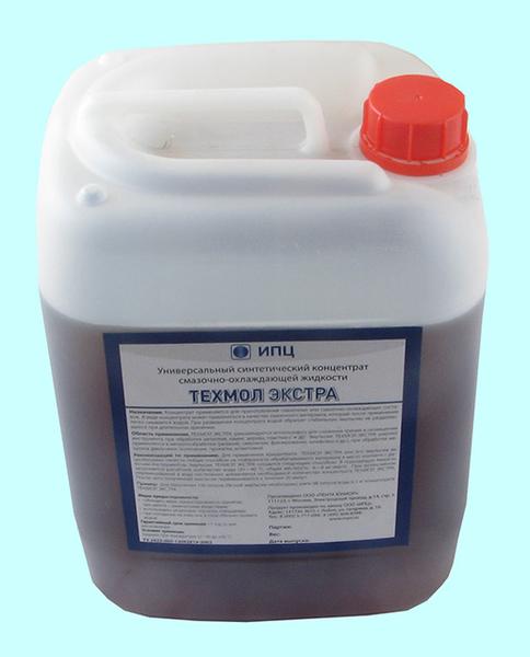 Смазочно-охлаждающая жидкость "Техмол Экстра" концентрат 5кг (ТУ 2422-003-13092819-2002)