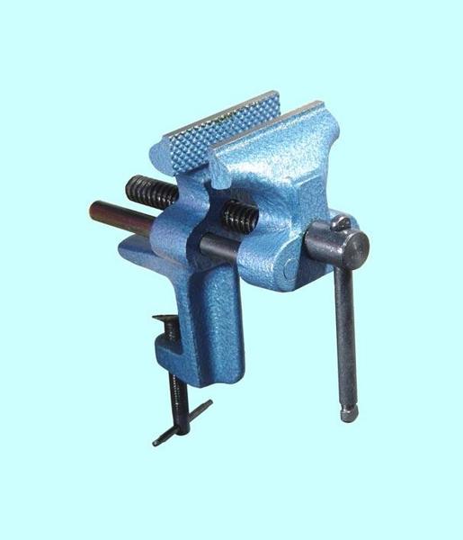 Тиски Слесарные   70 мм неповоротные настольные без наковальни, крепление струбциной "CNIC"