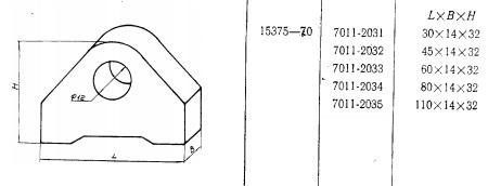 Прихват  45х 14х 32 самоустанавливающийся под паз 12мм (7011-0232) ГОСТ 15375-70 (восстановленный)