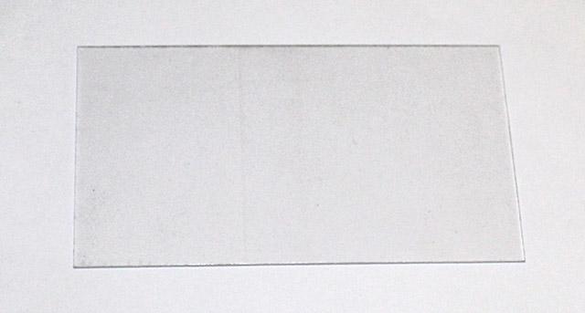 Стекло поликарбонатное 69х121мм для маски сварщика