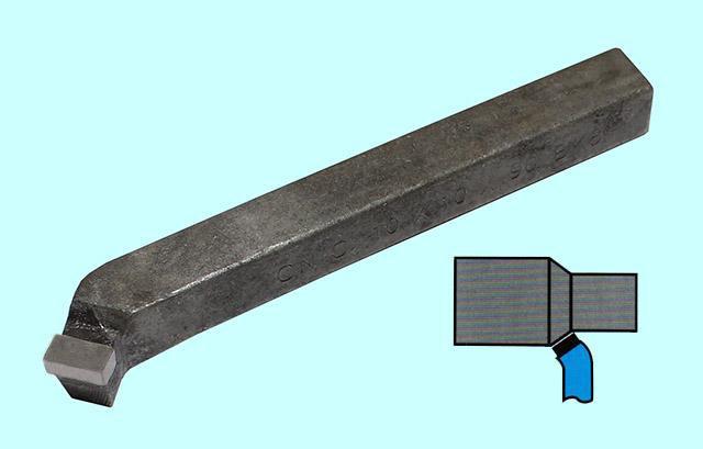 Резец Проходной отогнутый 10х10х 90 ВК8 DIN 4972 "CNIC"