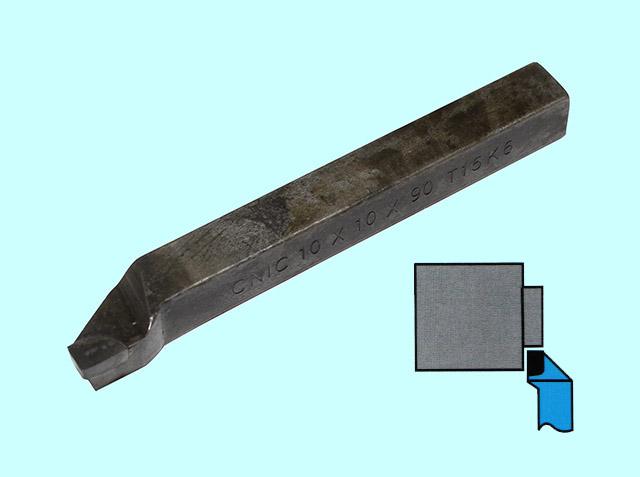 Резец Проходной упорный отогнутый  6х 6х 80 ВК8 DIN 4980 "CNIC"