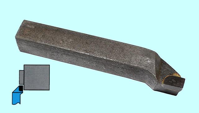 Резец Проходной упорный отогнутый 16х16х110 ВК8 левый DIN 4980 "CNIC"