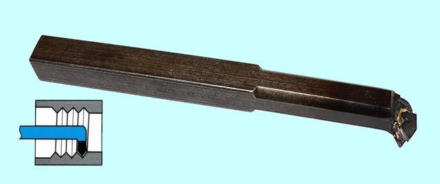 Резец Резьбовой  16х16х180 Т15К6 для внутренней резьбы левый DIN 283-60 "CNIC"