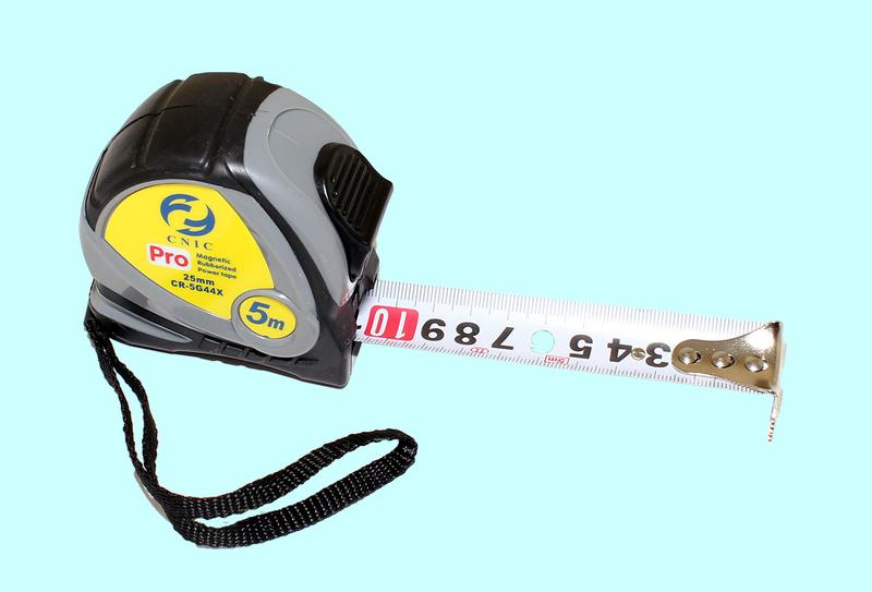 Рулетка   5 метров х 25мм с фиксатором "CNIC" CR-G44 (5G44X) с магнитным зацепом