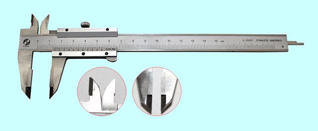 Штангенциркуль 0 - 150 ШЦТ-I (0,05) с твердосплавными губками, с глубиномером "CNIC" (Шан 141-520S) нерж. сталь