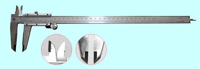 Штангенциркуль 0 - 300 ШЦТ-I (0,05) с твердосплавными губками, с глубиномером "CNIC" (Шан 141-535S) нерж. сталь