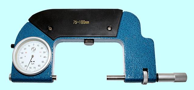 Скоба Рычажная СРП-100,  75-100 мм (0,001мм) "CNIC" (Шан 410-137)