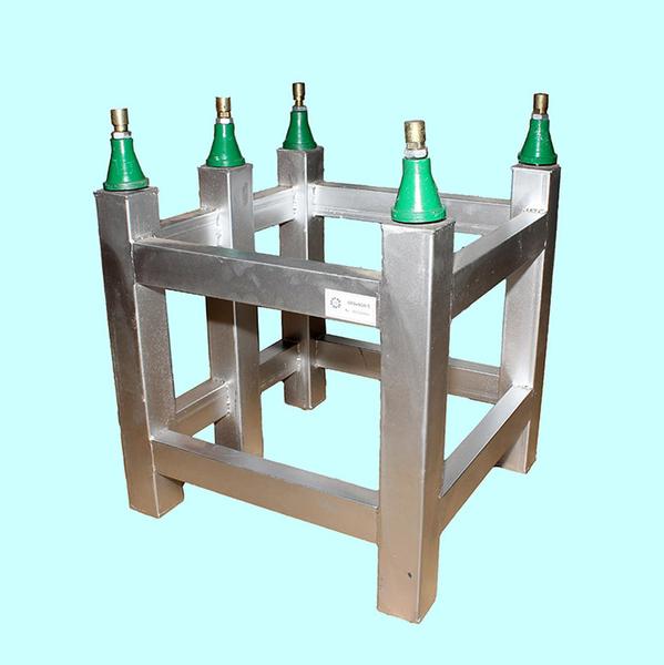 Станина (стенд) монтажная для плиты  600х 600мм 5 опор регулировки "TLX"