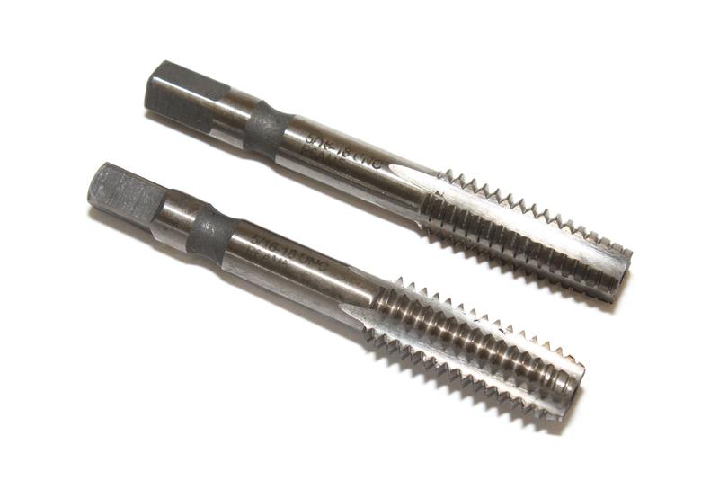 Метчик 1 3/8" UNC 60° Р6АМ5 дюймовый, м/р., комплект из 2-х шт. (6 ниток/дюйм) DIN351 "CNIC"