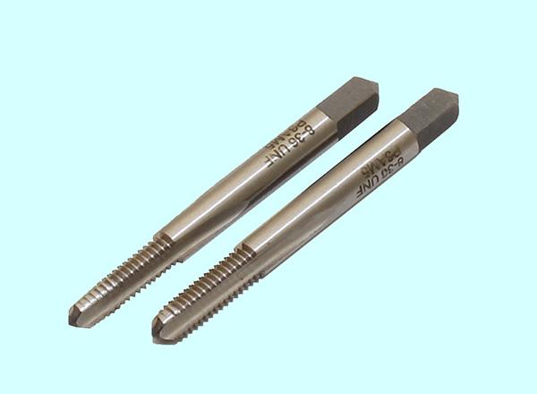 Метчик    № 2 UNF 60° Р6АМ5 дюймовый, м/р., комплект из 2-х шт. (64 ниток/дюйм) DIN351 "CNIC"