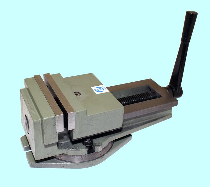 Тиски Станочные 160мм чугунные поворотные с открытым винтом, ход 180мм LTB160 (Q13) "CNIC"